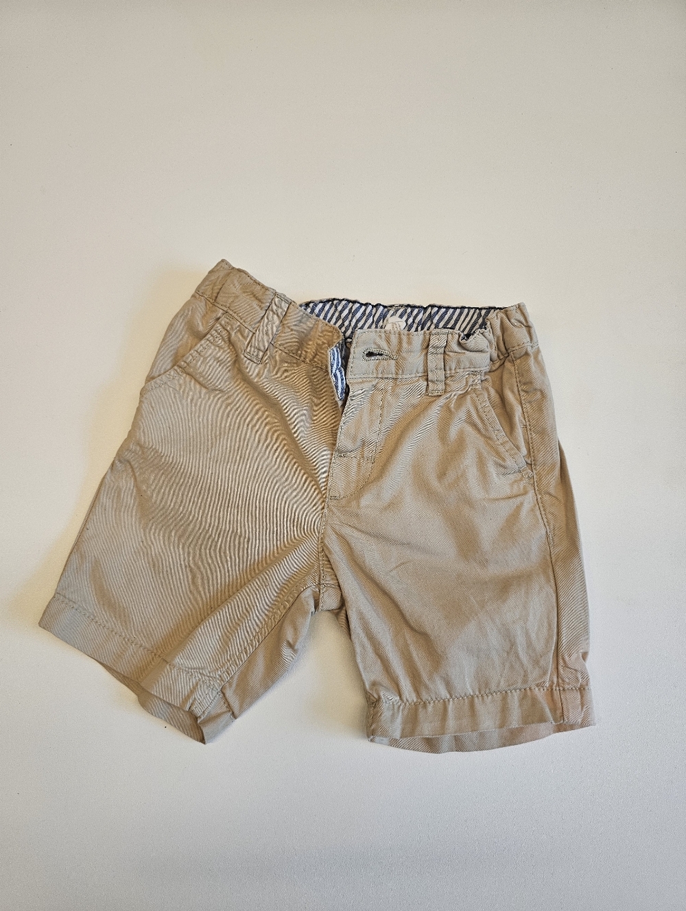 EUC | H&M | 9-12M | Baby Boys Khaki Chino Shorts Elastic Waist